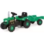 DOLU Pedal Tractor with Trailer Green (8053)
