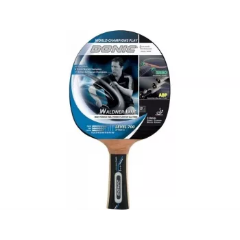 Donic Schildkröt WALDNER 700 Table Tennis Racket - Allround/Attacking, 5-Ply Poplar, Vari Slick Rubbers, Concave ERGO Grip