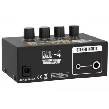 DONNER DEL-4 Portable Headphone Amplifier with Bass Boost, 130mW, USB-C, 10h Battery