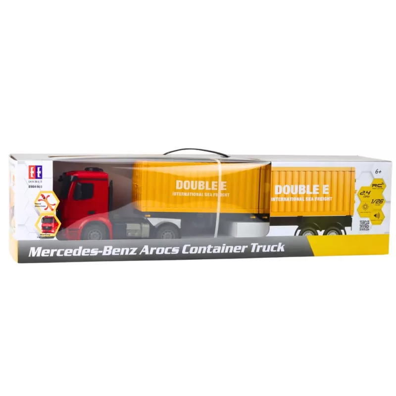 Double E Mercedes-Benz Arocs Remote Controlled RC Container Truck 1:26