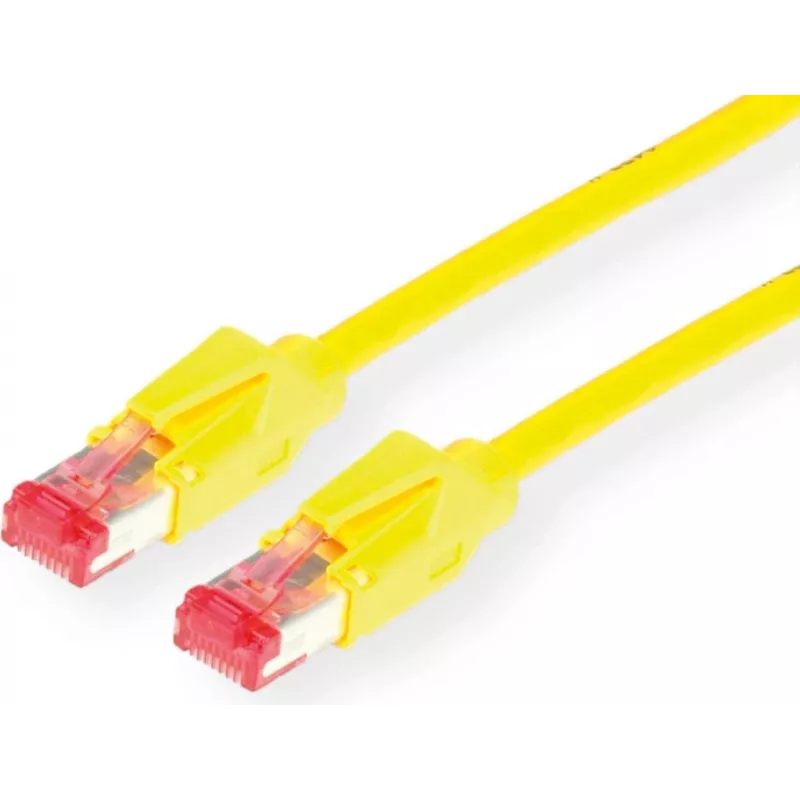 DRAKA HP-FTP Cat.6 Patch Cable, 1 m, Yellow (21.05.6012)