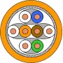 Draka UC900 HS23 Cat.7 SFTP PiMF Bulk Cable 250m Orange LSZH