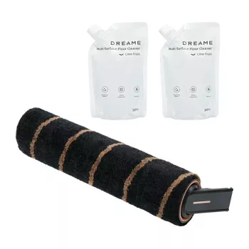 DREAME Cleaning Kit for V18S Aqua / Z10S St / Z30S St / U / R20 U/UA – 8-Piece Robot Vacuum Accessory Set with Roller Brush, Side Brushes, HEPA Filters, Mop Pads, Cleaning Tool