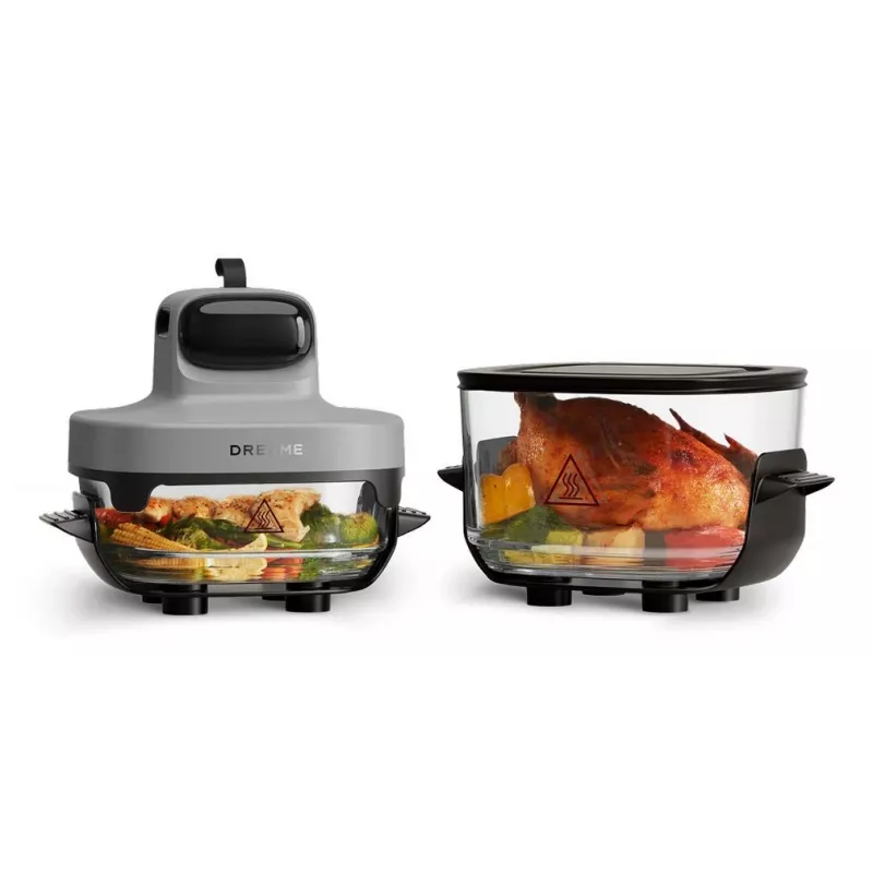 Dreame PT60-GY Air Fryer 6L 1800W Grey with Wi-Fi and LED Touchscreen