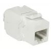 DS-IT CAT6a UTP Keystone Network Jack - Tool-free - White (DS-KC-UTP6A-TL-W)