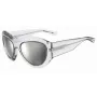 DSQUARED2 D2-0072-S-900 Men's Square Acetate Sunglasses - Black Frame Grey Lens 59mm
