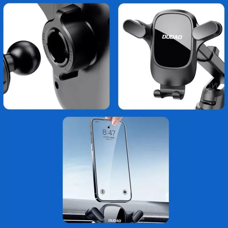 Dudao F5PRO+ Car Holder with Suction Cup - Black