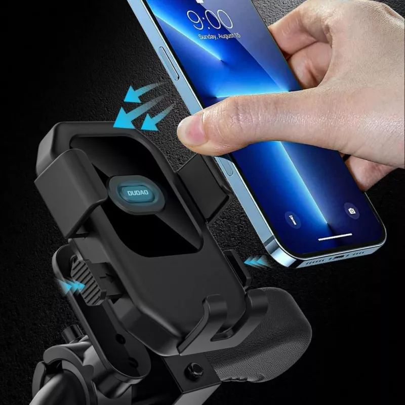 Dudao F7 Holder for Bike, Motorcycle, Scooter - Black