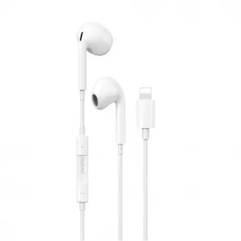 Dudao In-Ear Headphones with Lightning Connector White