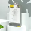 Dudao K11 10000mAh Powerbank with Built-in Cables White
