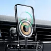 Dudao Magnetic Holder with MagSafe Inductive Charger 15W for Car Ventilation Grille - Black