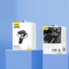 Dudao R2PRO+ Car FM Transmitter with PD25W Bluetooth 5.3 RGB Charging Ports - Black and Silver