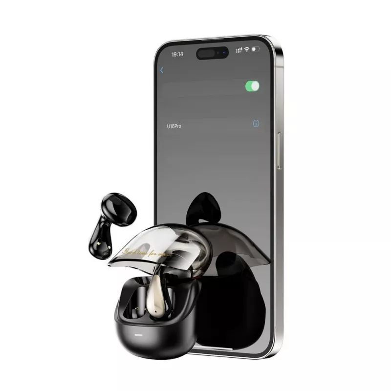 DUDAO U16Pro TWS Bluetooth 5.3 Wireless Headphones - Black