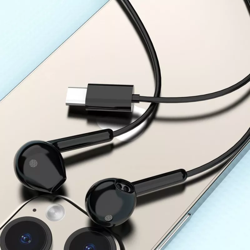 DUDAO X3C In-Ear Wired USB-C Headphones 1.2m - Black