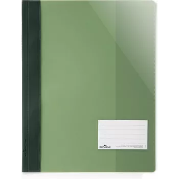 DURABLE A4+ Display File with Labeling Window, Transparent, 25 Pack 269005