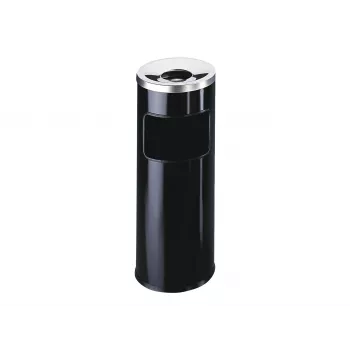 Durable Ash/Waste Bin - Round - 17 L - Metal