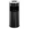 Durable Ash/Waste Bin - Round - 17 L - Metal