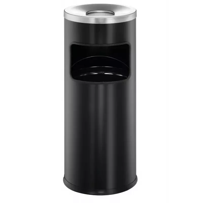 Durable Ash/Waste Bin - Round - 17 L - Metal