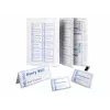 DURABLE BADGEMAKER® Insert Labels 61 x 210 mm, 100 Pieces, White Cardboard, Laser/Inkjet 146002