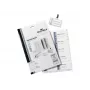 DURABLE BADGEMAKER® Insert Labels 61 x 210 mm, 100 Pieces, White Cardboard, Laser/Inkjet 146002