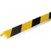 DURABLE C19 Corner Protection Profile, Angular, 26 x 26 mm, Self-Adhesive, Transparent, 5-Pack (1101130)