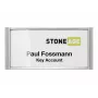 DURABLE CLASSIC Magnetic Name Badge Holder 74x34mm, 10-Pack 854223
