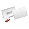 DURABLE CLICK FOLD Magnetic Name Badge Holder 90x54 mm, Transparent, Pack of 10 (821519)