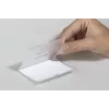 DURABLE CLICK FOLD Name Badge with Clip, 90x54 mm Insert, Transparent, Pack of 25 821619