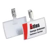 DURABLE CLICK FOLD Name Badge with Clip, 90x54 mm Insert, Transparent, Pack of 25 821619