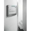 DURABLE CLICK SIGN Door Sign 149 x 148.5 mm Silver 486237