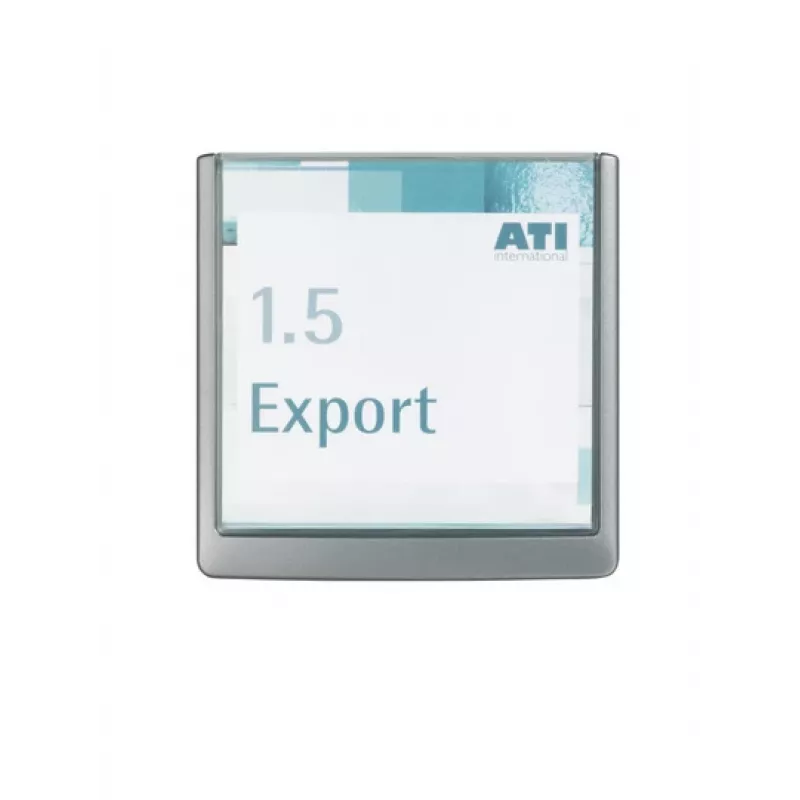 DURABLE CLICK SIGN Door Sign 149 x 148.5 mm Silver 486237