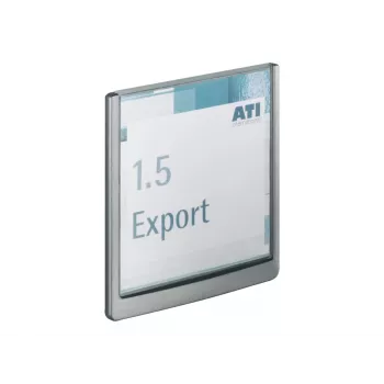 DURABLE CLICK SIGN Door Sign 149 x 148.5 mm Silver 486237