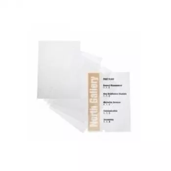 DURABLE CRYSTAL SIGN A4 Replacement Films, Transparent Polyester, 10 Sheets (483519)