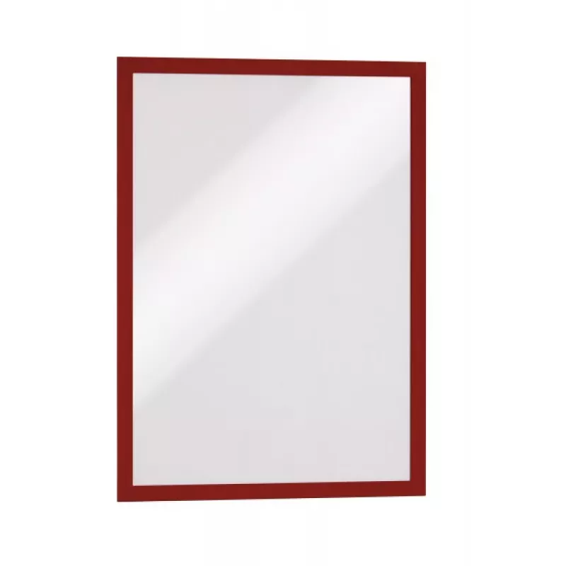 DURABLE DURAFRAME A3 Self-Adhesive Information Frame, Silver, 2 Pack 487303