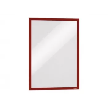 DURABLE DURAFRAME A3 Self-Adhesive Information Frame, Silver, 2 Pack 487303