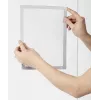 DURABLE DURAFRAME SUN A4 Silver Self-Adhesive UV-Resistant Information Frame, Pack of 2 484123