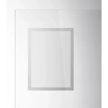 DURABLE DURAFRAME SUN A4 Silver Self-Adhesive UV-Resistant Information Frame, Pack of 2 484123