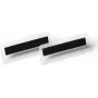 DURABLE HARD COVER Magnetic Label Holder 100 x 38 mm, Transparent, Pack of 5 119519