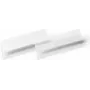 DURABLE HARD COVER Self-Adhesive Label Pocket 100 x 38 mm, Transparent, 10/Pack 118019