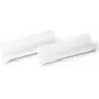 DURABLE HARD COVER Self-Adhesive Label Pocket A6 Landscape Transparent, 10/Pack 118219