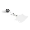 DURABLE ID Card Holder with Retractable Reel for 1 Card, Pack of 10 801119