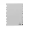 DURABLE Index Dividers A4 1-12 PP Full-Cover Grey
