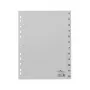 DURABLE Index Dividers A4 1-12 PP Full-Cover Grey
