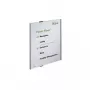 DURABLE INFO SIGN A3 Portrait Silver Aluminium Information Sign, Anti-Glare Acrylic, Screw Mounting, 297 x 420 mm Insert 480823