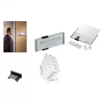 DURABLE INFO SIGN Door Sign A5 149x210.5 mm Silver Acrylic Frame 480323