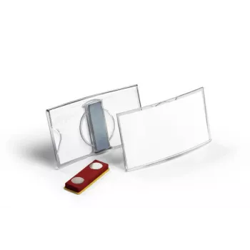 DURABLE KONVEX Magnetic Name Badge 75x40mm, Pack of 25 812319