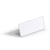 DURABLE L-Shaped Desk Name Plate 61x150 mm Acrylic Transparent, Pack of 10 805419