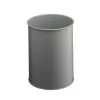 DURABLE Metal Waste Bin 15L Round Black 330110