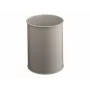DURABLE Metal Waste Bin 15L Round Black 330110