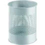 DURABLE Metal Waste Bin 15L Round Perforated Black 331010